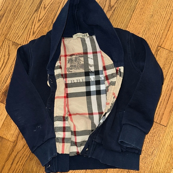 Burberry Other - Burberry Brit jacket sweatsh boys buttons - worn